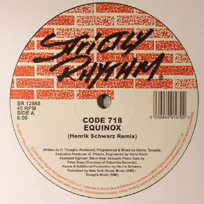 CODE 718 - Equinox (Henrik Schwarz remixes) (reissue)