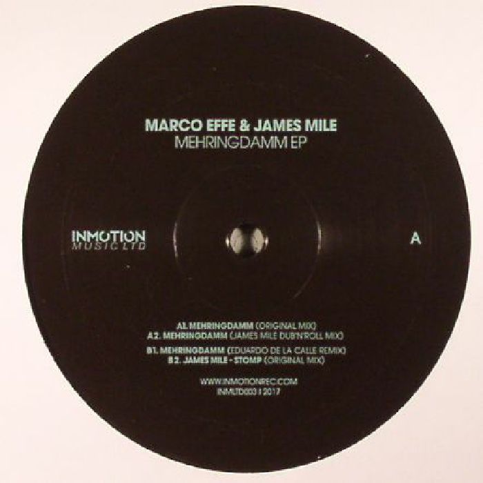 MARCO EFFE/JAMES MILE - Mehringdamm EP