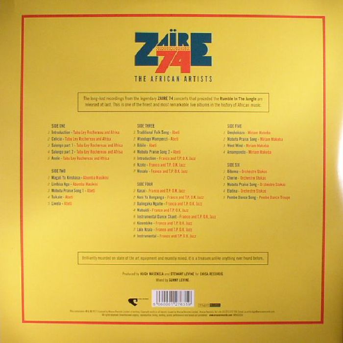 VARIOUS - Zaire 74: The African Artists