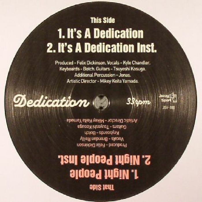 DEDICATION - It's A Dedication