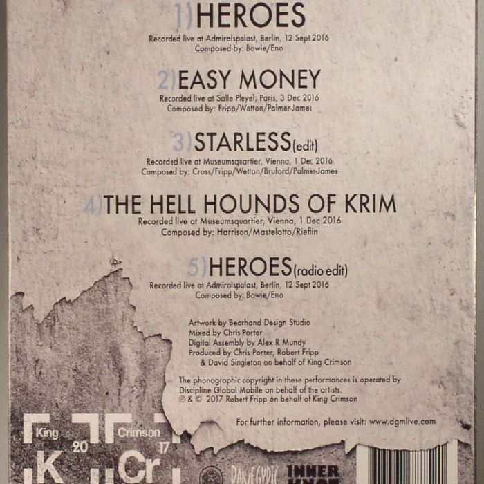 KING CRIMSON - Heroes