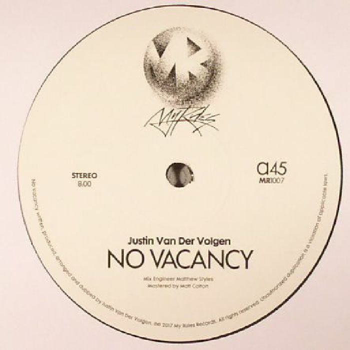 VAN DER VOLGEN, Justin - No Vacancy