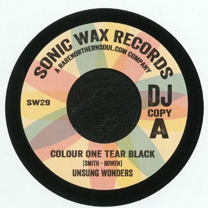 UNSUNG WONDERS/RICE & PEAS - Colour One Tear Black