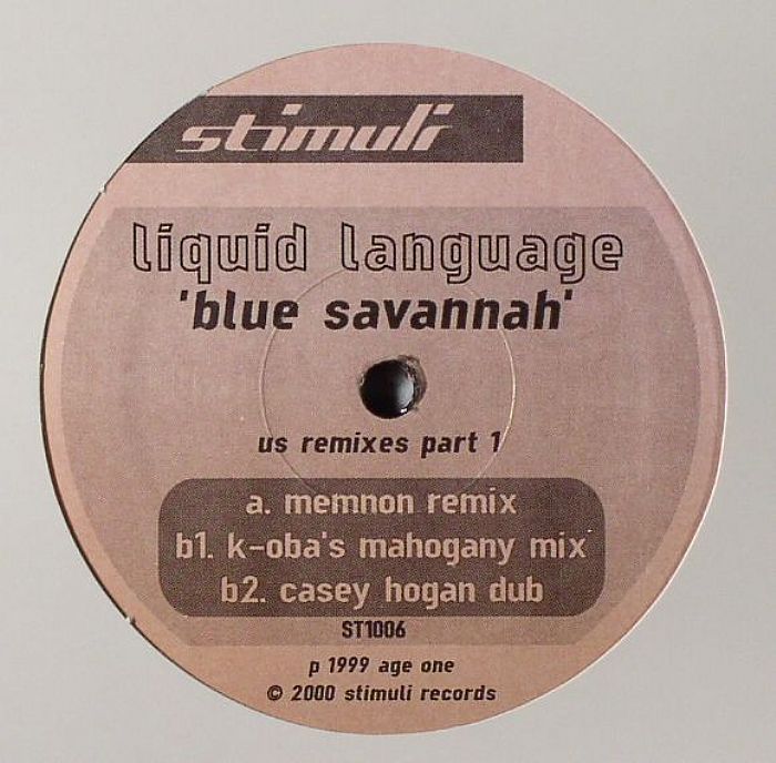 LIQUID LANGUAGE - Blue Savannah (US Remixes Part 1)