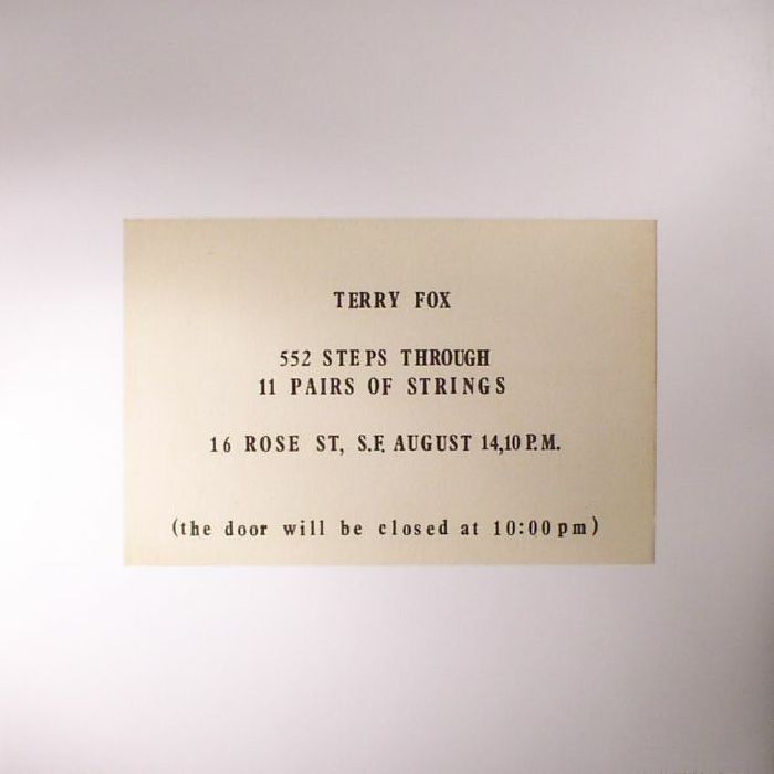 FOX, Terry - 552 Steps Through 11 Pairs Of Strings