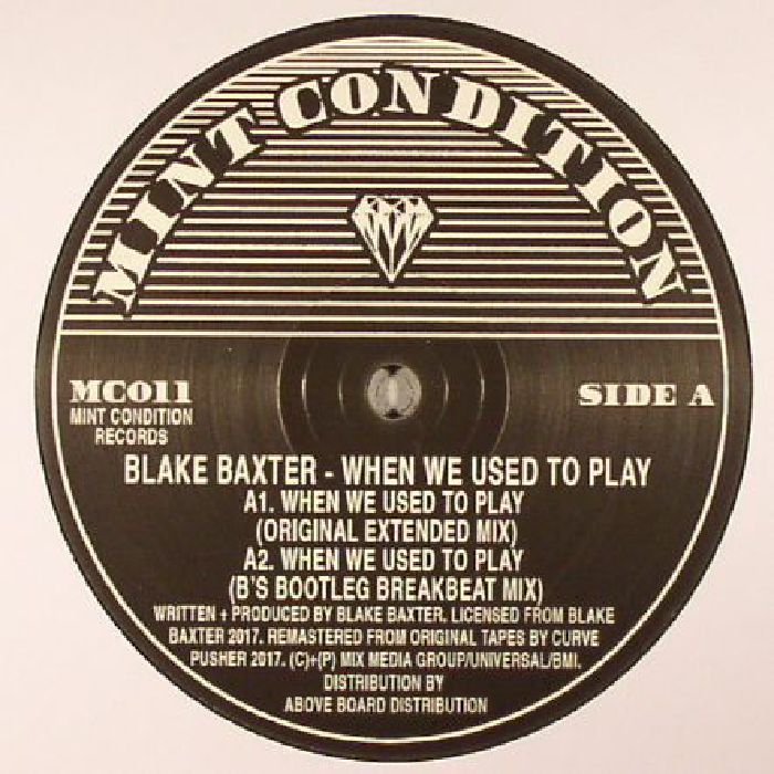BAXTER, Blake - When We Used To Play (reissue)