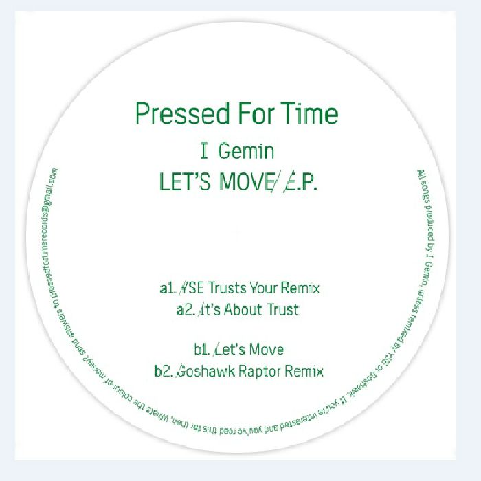 I GEMIN - Let's Move EP (feat YSE & Goshawk remixes)