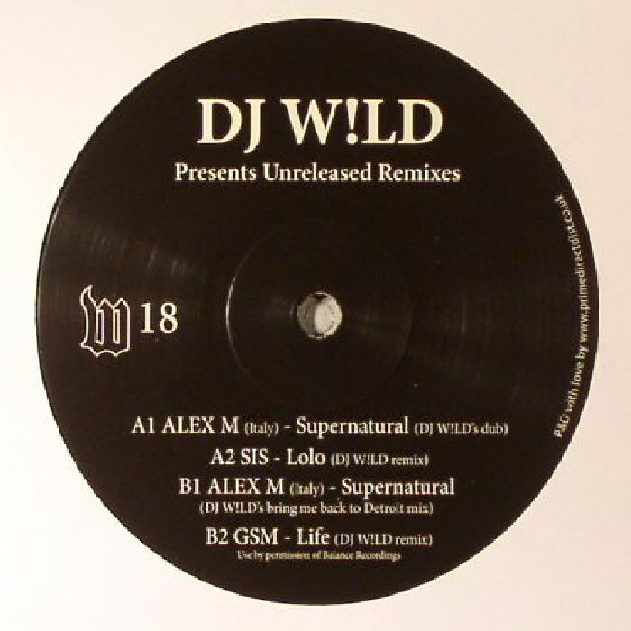 DJ W!LD/ALEX M/SIS/GSM - Unreleased Remixes