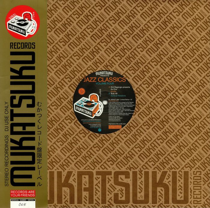 MUKATSUKU presents KIRK DEGIORGIO/AS ONE/BUTTI 49 - Jazz Classics Volume 4
