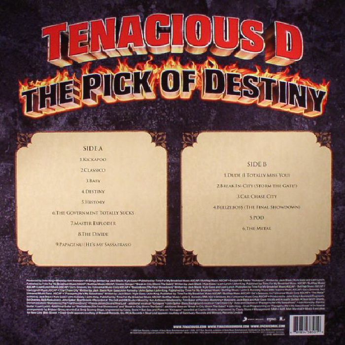 TENACIOUS D - The Pick Of Destiny (reissue)
