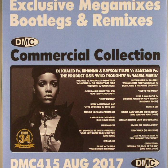 VARIOUS - DMC Commercial Collection August 2017: Exclusive Megamixes Bootlegs & Remixes (Strictly DJ Only)