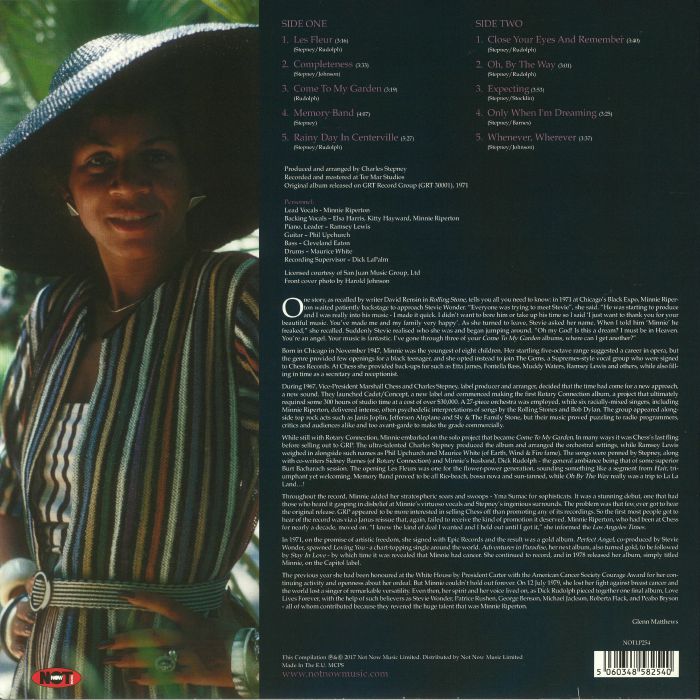 Minnie RIPERTON - Come To My Garden Vinyl At Juno Records.