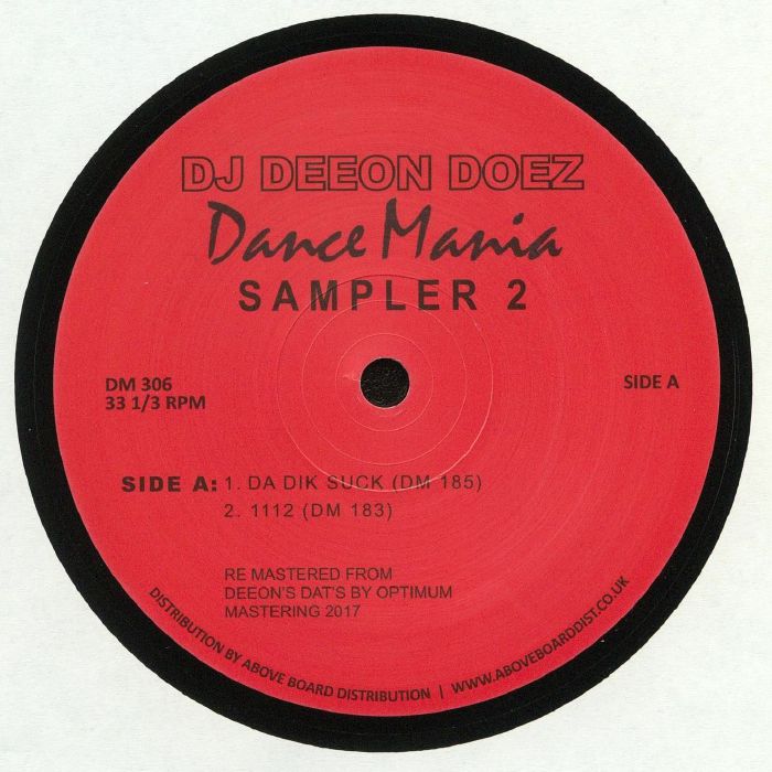 DJ DEEON - Doez Dance Mania Sampler 2 (reissue)
