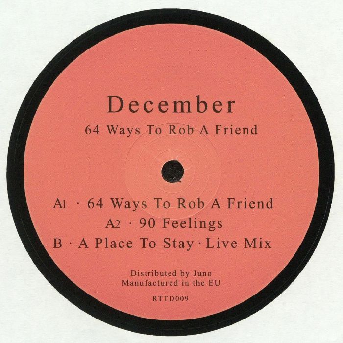 DECEMBER - 64 Ways To Rob A Friend