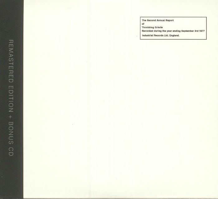 THROBBING GRISTLE - The Second Annual Report Of Throbbing Gristle: 40th Anniversary Edition