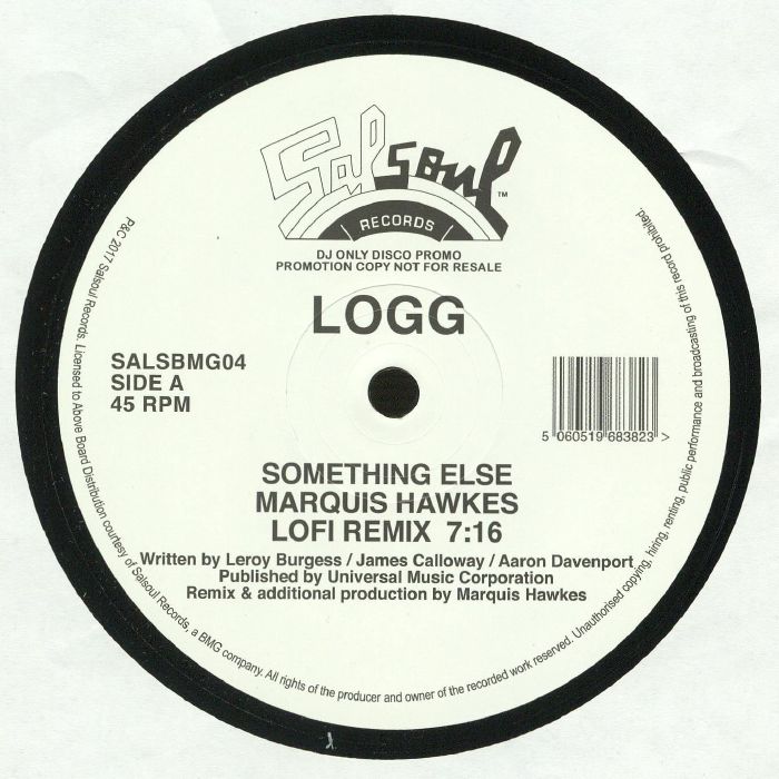 LOGG - Something Else (Marquis Hawkes remixes)