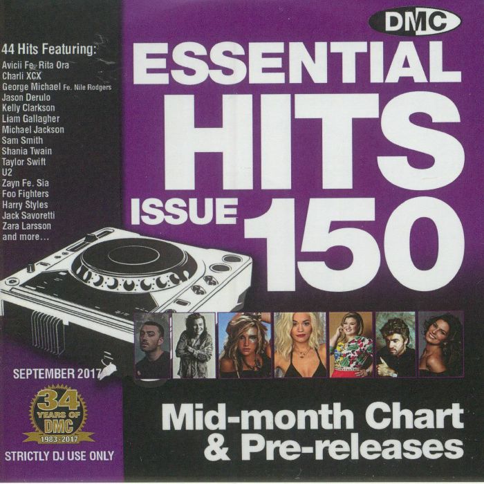 VARIOUS - DMC Essential Hits Issue 150: Mid Month Chart & Pre Releases (Strictly DJ Only)