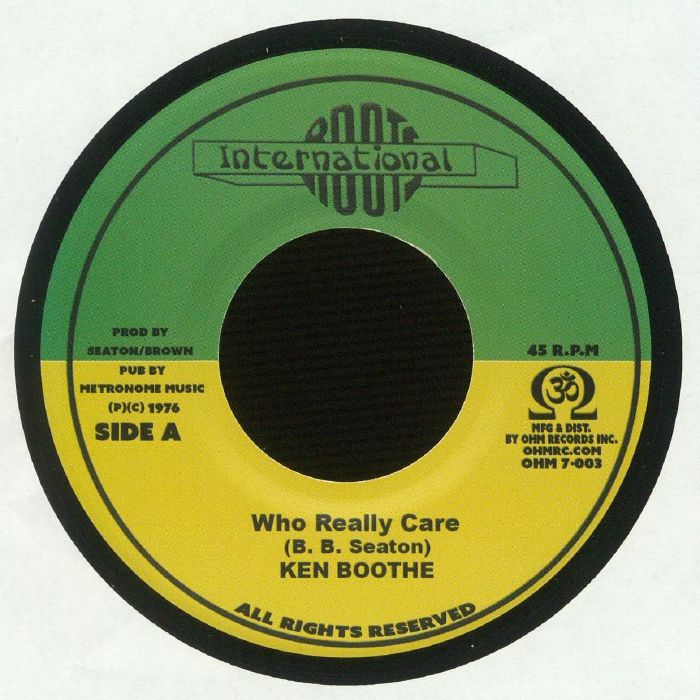BOOTHE, Ken/CONSCIOUS MIND - Who Really Care