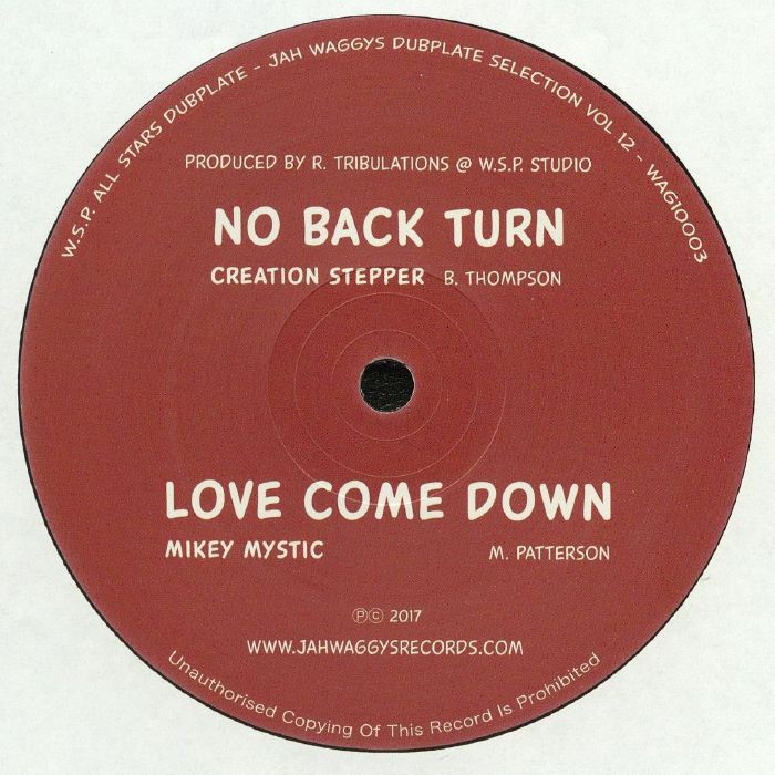 CREATION STEPPER/MIKEY MYSTIC - No Back Turn