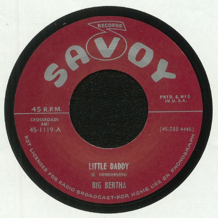 BIG BERTHA/VARETTA DILLARD - Little Daddy