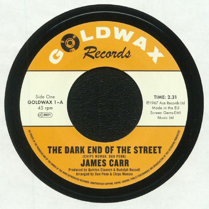 CARR, James - The Dark End Of The Street