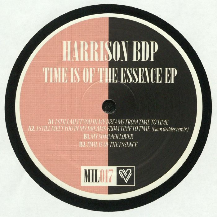 HARRISON BDP - Time Is Of The Essence EP