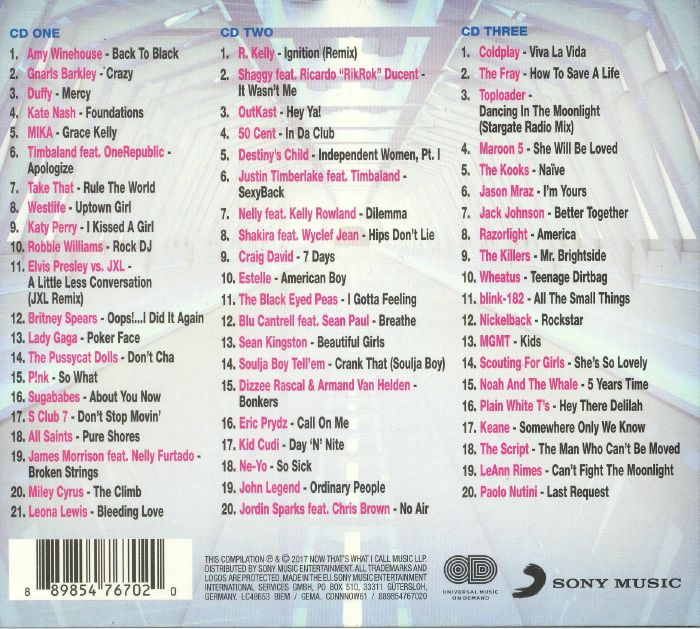 VARIOUS Now That s What I Call The 00s The Best Of The Noughties 