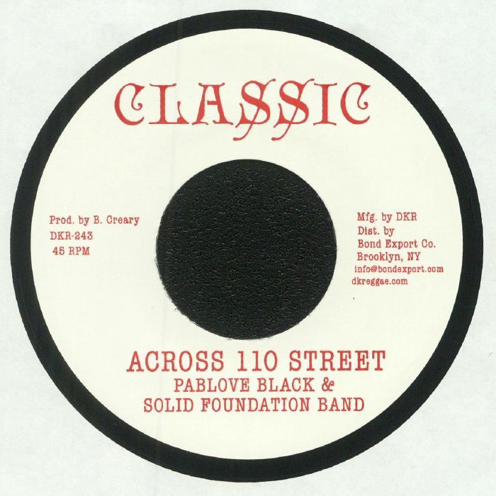 PABLOVE BLACK/SOLID FOUNDATION BAND - Across 110 Street
