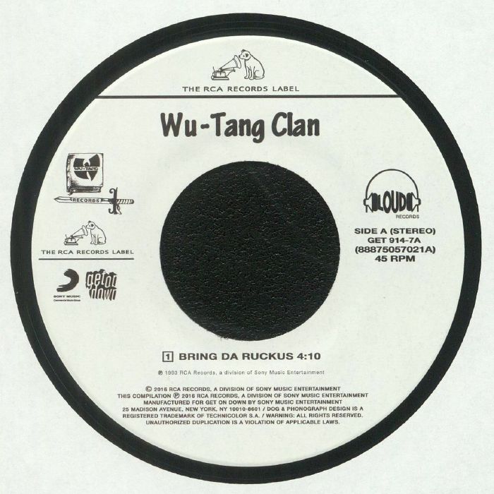 WU TANG CLAN - Bring Da Ruckus