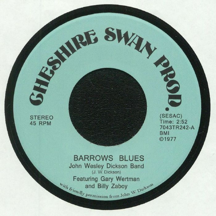 JOHN WESLEY DICKSON BAND - Barrows Blues