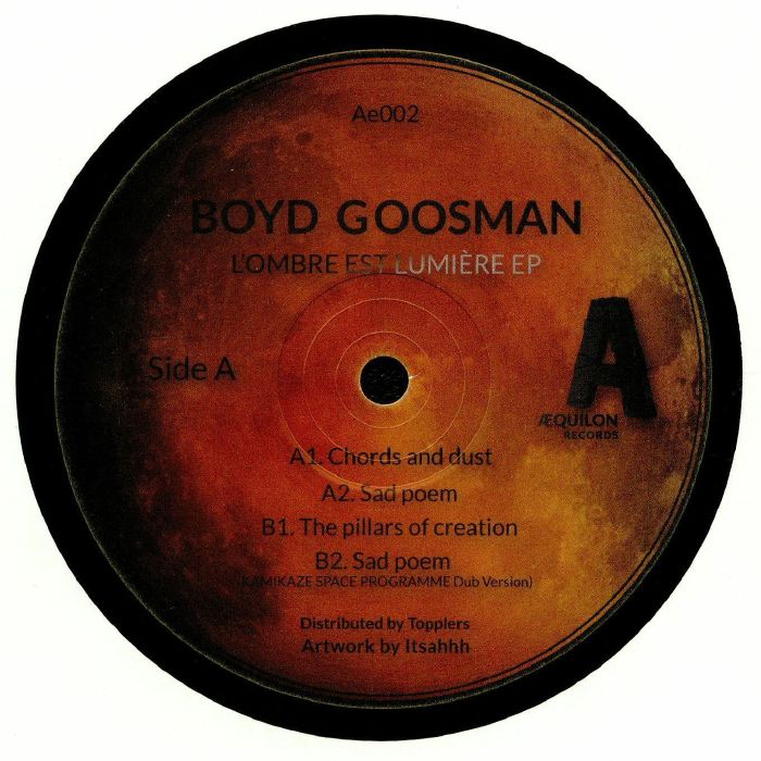 GOOSMAN, Boyd - L'Ombre Est Lumiere EP