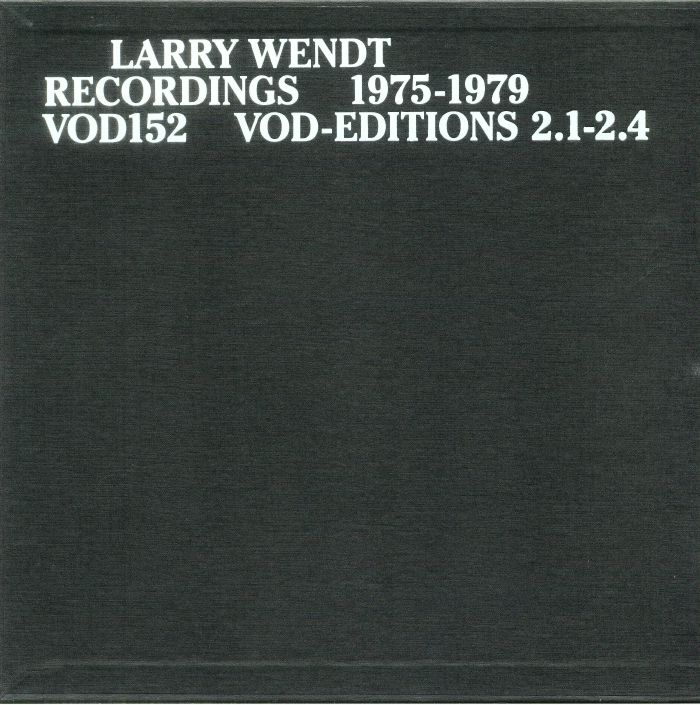 WENDT, Larry - Recordings 1975-1979
