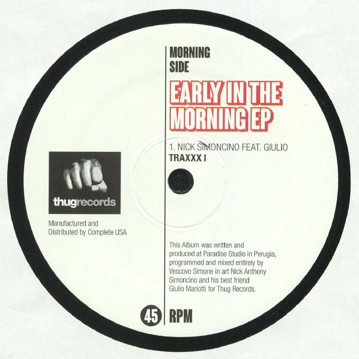 SIMONCINO, Nick feat GIULIO - Early In The Morning EP