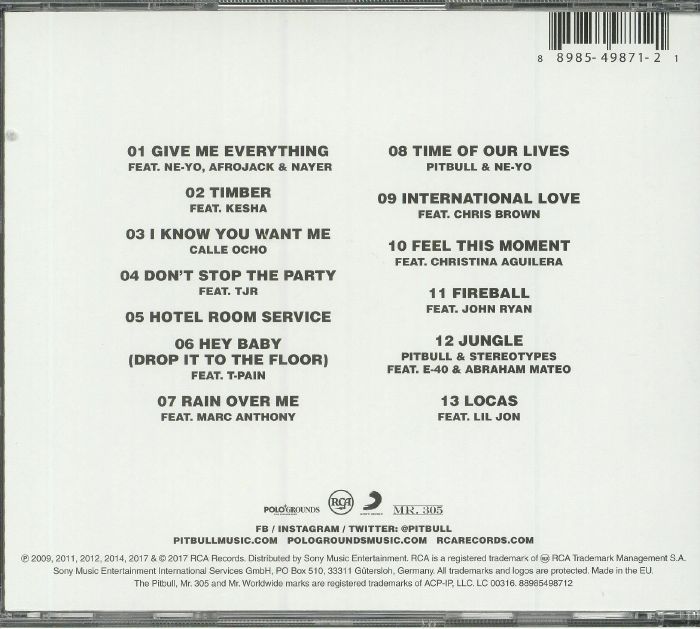 PITBULL - Greatest Hits
