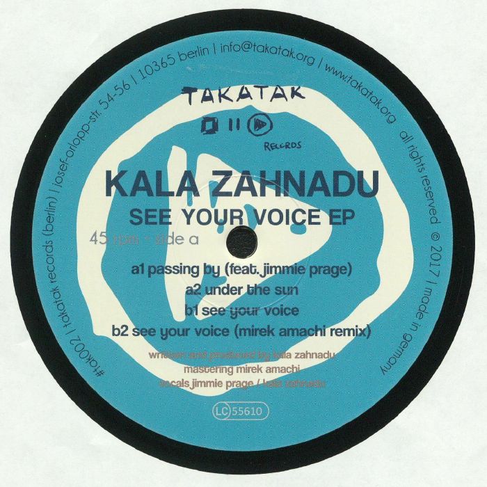 ZAHNADU, Kala - See Your Voice EP