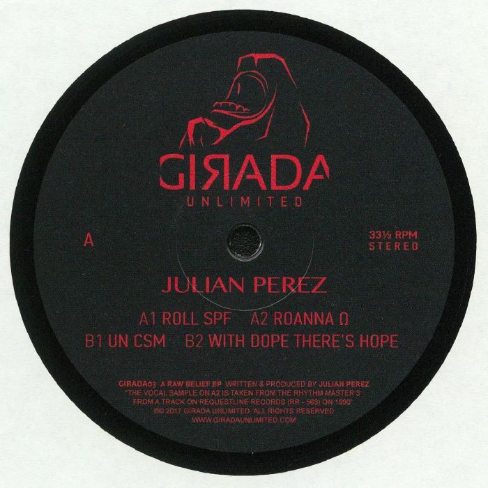 PEREZ, Julian - A Raw Belief EP