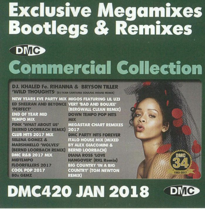VARIOUS - DMC Commercial Collection January 2018: Exclusive Megamixes Bootlegs & Remixes (Strictly DJ Only)