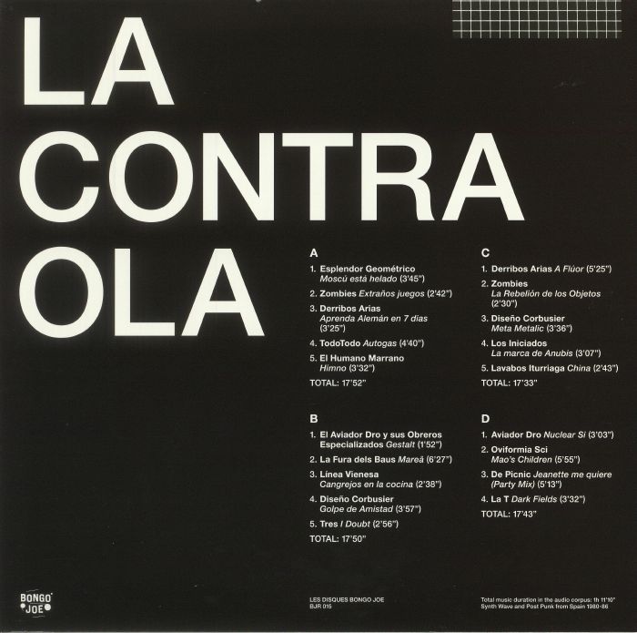 LA CONTRA OLA - Synth Wave & Post Punk From Spain 1980-86