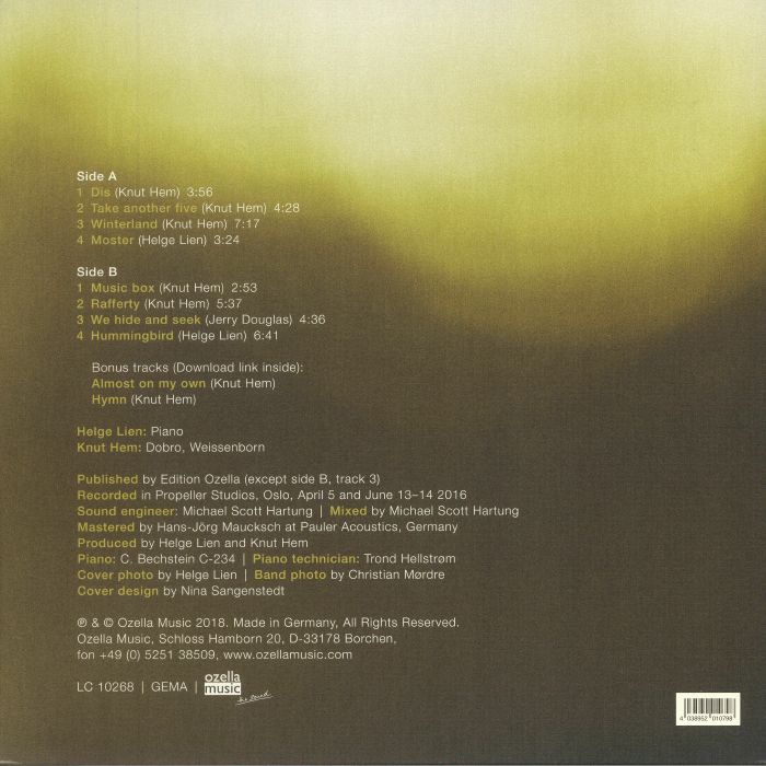LIEN, Helge/KNUT HEM - Hummingbird
