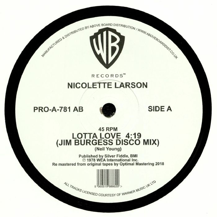 LARSON, Nicolette - Lotta Love (remastered)