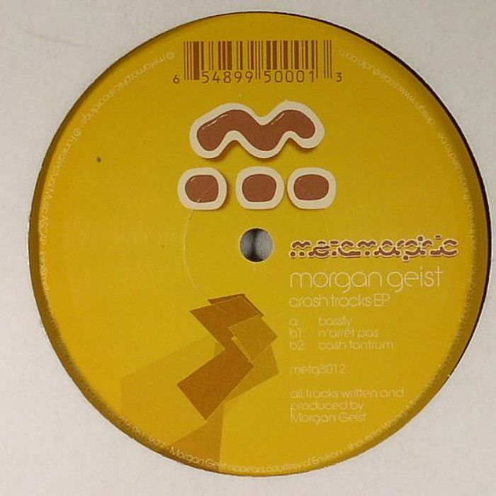 Morgan Geist – Crash Tracks EP vinyl cover