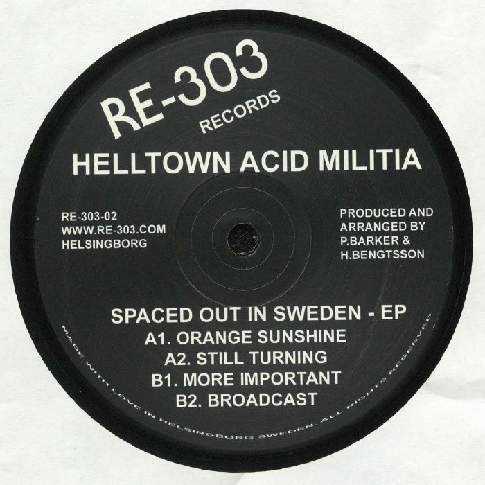 HELLTOWN ACID MILITIA - Spaced Out In Sweden EP