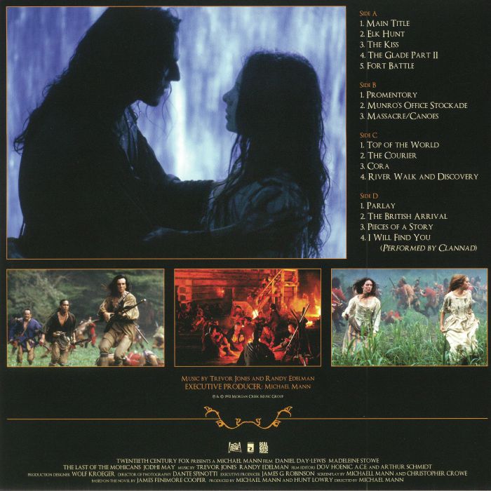 JONES, Trevor/RANDY EDELMAN - The Last Of The Mohicans (Soundtrack)