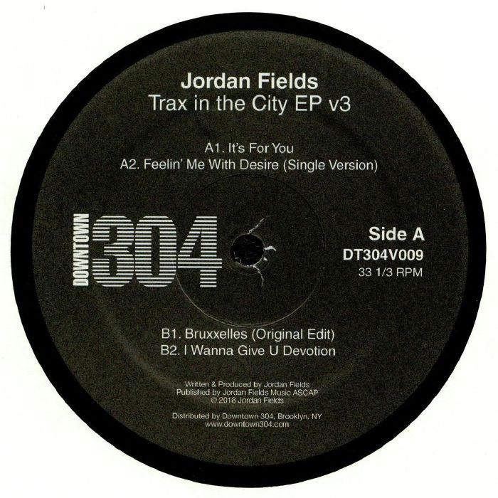 Jordan FIELDS - Trax In The City EP V3 Vinyl at Juno Records.