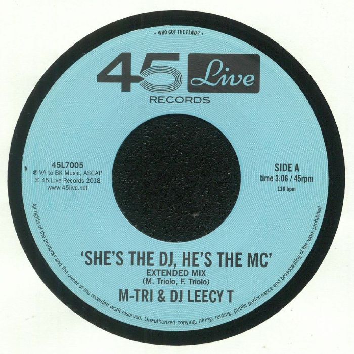 M TRI & DJ LEECY T - She's The DJ, He's The MC