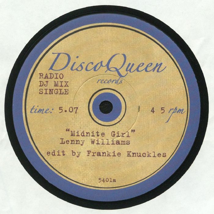 WILLIAMS, Lenny/CHAKA KHAN - Frankie Knuckles Edits: Disco Queen #5401
