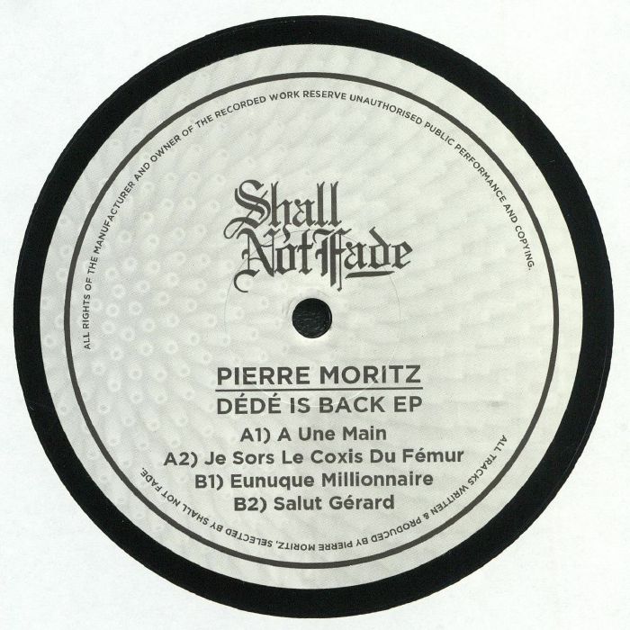 MORITZ, Pierre - Dede Is Back EP