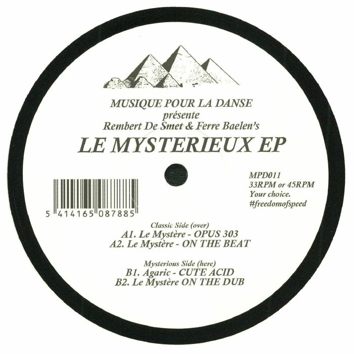 DE SMET, Rembert/FERRE BAELEN/AGARIC/LE MYSTERE - Le Mysterieux EP