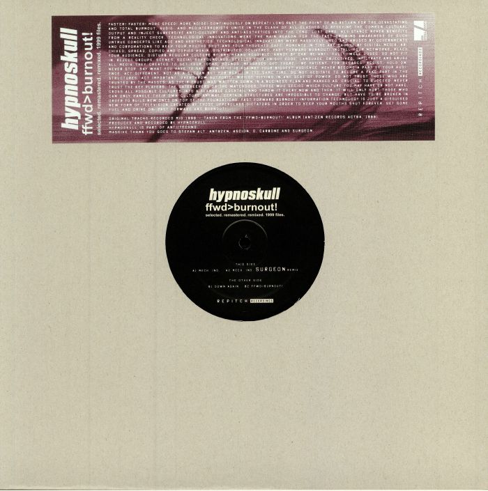 HYPNOSKULL - FFWD Burnout! Selected Remastered Remixed 1999 Files