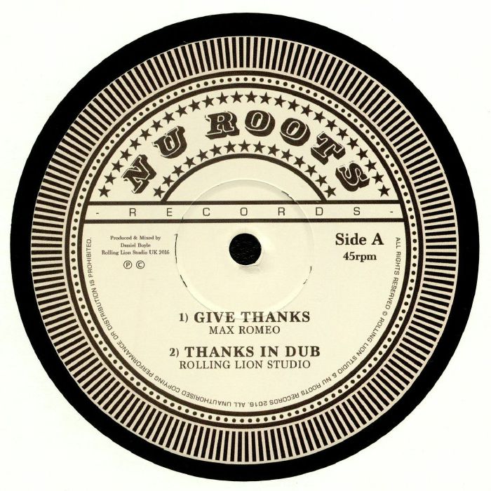 MAX ROMEO/ROLLING LION STUDIO/LEE PERRY/VIN GORDON - Give Thanks